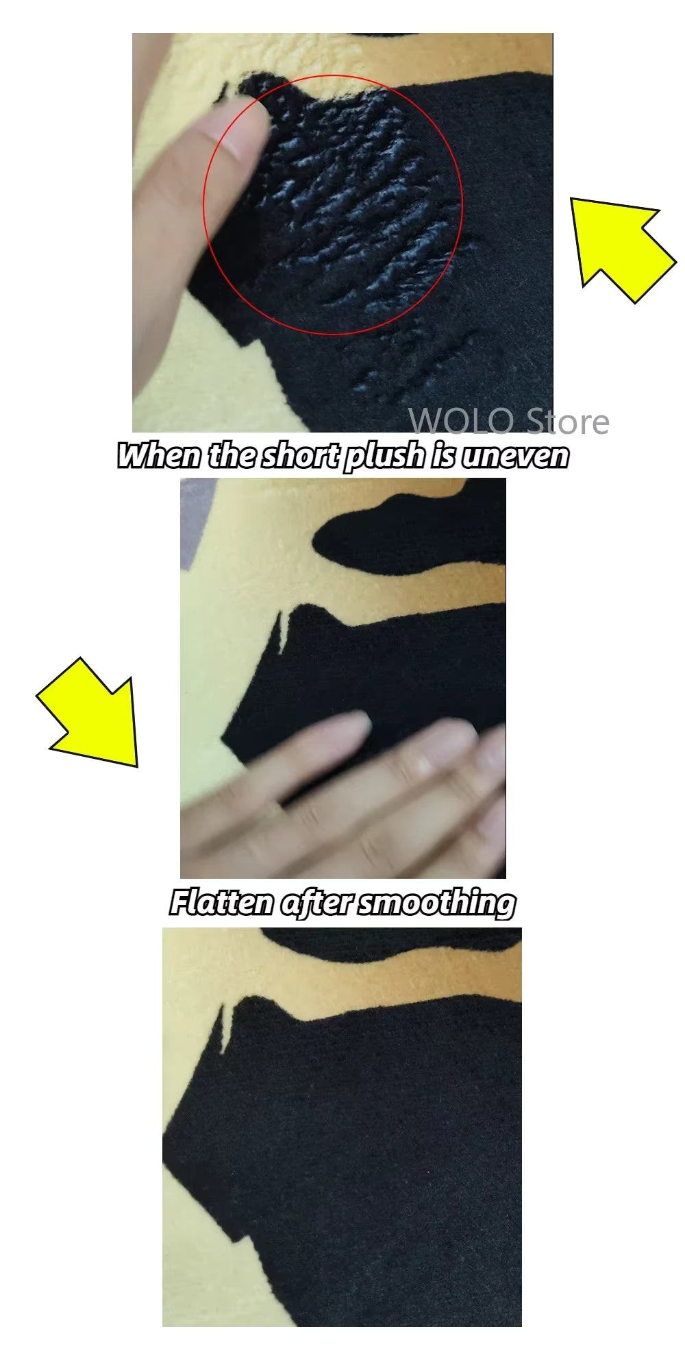 VIKAMA Interestingly Irregularly Shaped Door Mat